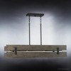 Urban Ambiance Luxury Modern Farmhouse Chandelier,  7.875"H x 36"W,  Midnight Black Finish, UHP3361 - 3 of 4