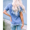 Women's Raw Edge Top - Pretty Bash - 2 of 4