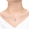 Flower Style Cubic Zirconia Pendant Necklace - Elegant Jewelry for Timeless Beauty and Sophisticated Charm - 3 of 4
