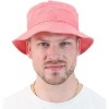 Market & Layne White Bucket Hat for Men, Women, and Teens, Adult Packable Bucket Hats for Beach Sun Summer Travel - 3 of 3