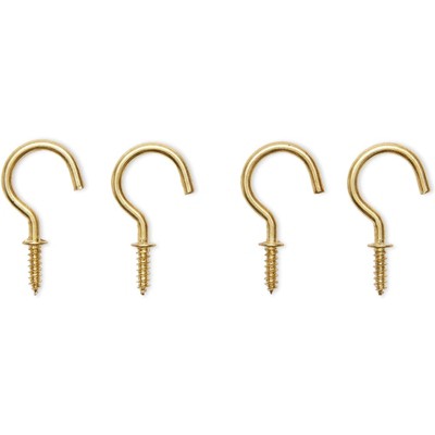 Black Cotton Rope Curtain Tiebacks with Metal Hooks, 26" Set of 4