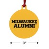 University of Wisconsin Milwaukee Official Panthers Alumn Aluminum Holiday Christmas Tree Ornament - 3 of 4