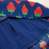 Toddler Adaptive Strawberry Print Flutter 2pc Top and Bottom Set - kate spade new york x Target Navy/Red - 3 of 4