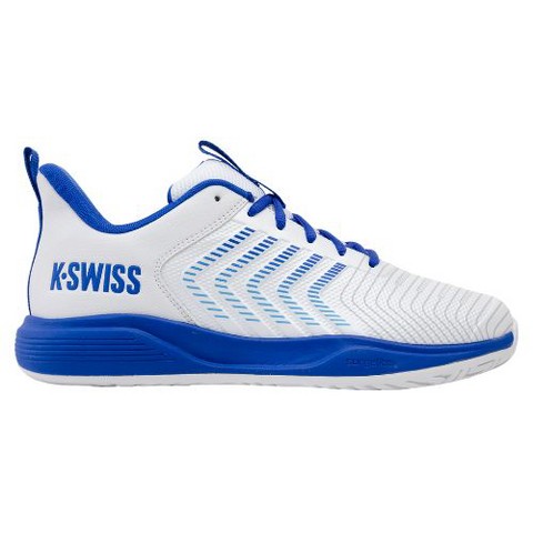 Мужские кроссовки K-Swiss Ultrashot Light Tennis Shoe (White/Dazzling Blue/Baltic Sea)., цвет: Белый