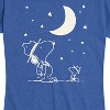 Women's - Peanuts - Snoopy Star Gazing Short Sleeve Graphic T-Shirt - 2 of 4