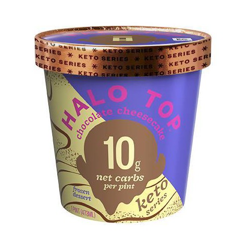 Halo Top Keto Chocolate Cheesecake Frozen Dessert 16oz Target