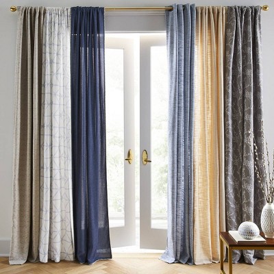 Diamond Weave Window Curtain Panel