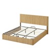 GDFStudio Wren Rustic Lift Up Storage Bed Frame - 4 of 4