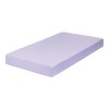 Everyday Kids Fitted Crib Sheet, 100% Soft Breathable Microfiber Baby Sheet, Fits Standard Size Crib Mattress 28in x 52in, Purple Nursery Sheet - 2 of 4