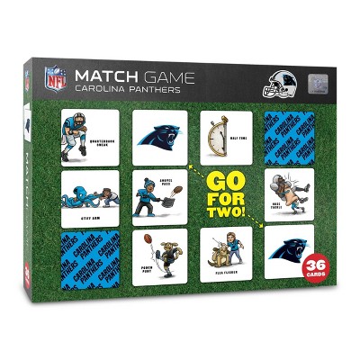 NFL Carolina Panthers Memory Match Game