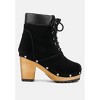 MAAYA Brown Handcrafted Collared Suede Boot - image 2 of 4