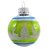 Christopher Radko 2.0 Inch Vintage Flocked Ornament Set Patterns Glitter Scenes Tree Ornament Sets - 2 of 4