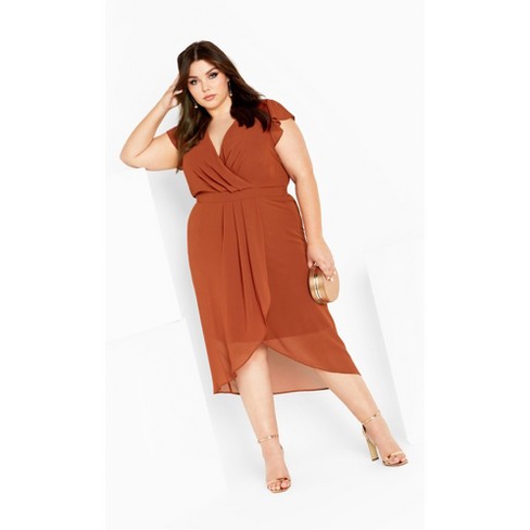 Wrap swing dress top