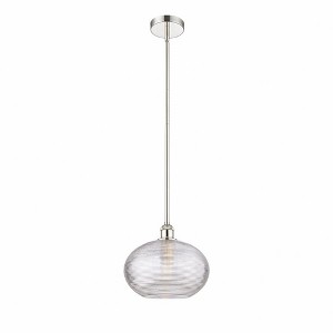 Ithaca - 1 Light Stem Hung Mini Pendant In Industrial Style-10.25 Inches Tall and 12 Inches Wide - 1 of 1
