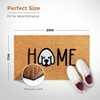Home Dog 17 inchx 29 inch Coir Entryway Mat with Heavy Duty Backing Anti - Slip PVC Coconut Fiber Surface Minimalist - 2 of 4