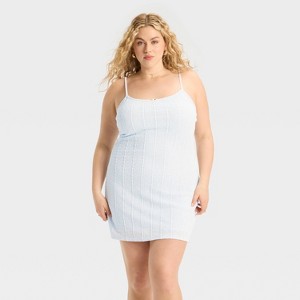 Women's Rosette Lace Slip Mini Bodycon Dress - Wild Fable™ - 1 of 3