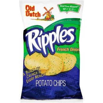 Old Dutch Ripples French Onion Flavored Potato Chips - 8oz
