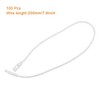 Unique Bargains Adjustable String Snap Lock Pins Loop Price Tag Fasteners 100 Pcs - 2 of 3