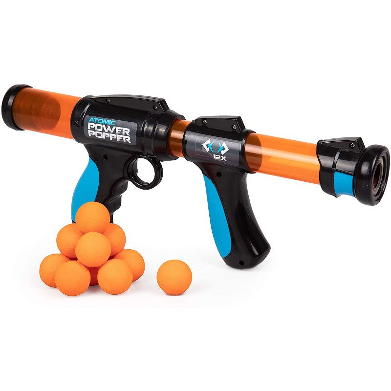 Hog Wild Atomic Power Popper Toy, Shoots Foam Balls - 12 Balls, 1 of 7