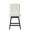 New Classic Furniture,High Line Swivel Counter Chair (Set of 2), White - 4 of 4