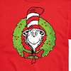 Men's The Cat in the Hat Cat Wreath Short Sleeve Graphic T-Shirt - Red - Medium - 2 of 4