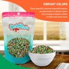 Sprinkle Me This – Ghouls Night Out – Halloween Nonpareils in Orange, Green, Black & White Color Mix - 3 of 4