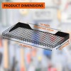 LUGO 2pk 24''x 2'' Metal Garage Wall Shelves for Storage - 2 of 4