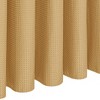 Home Mart Goods Brown Fabric Textured Glam luxury Shower Curtain With 12 Metal Roller Ball Hooks - 72" x 72" - 3 of 3