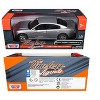 2011 Dodge Charger R/T Hemi Silver 1/24 Diecast Model Car by Motormax - 3 of 3