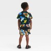 Toddler Boys' 2pc Disney Mickey and Friends Top & Shorts Set - Black - 2 of 4