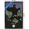 Trends International Marvel Heroic Silhouette - Hulk Framed Wall Poster Prints - 3 of 4