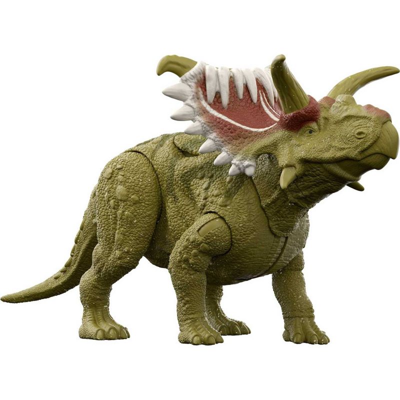 Jurassic World Legacy Collection Kosmoceratops Dinosaur Figure with Attack Action, 1 of 9