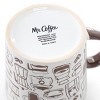 Mr. Coffee Vintage Brew 4 Piece 18 Ounce Coffee Maker Stoneware Mug Set in Brown - 4 of 4