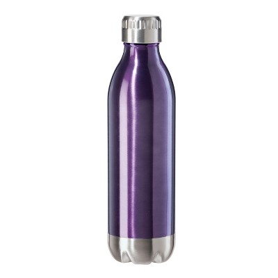 Oggi Calypso Lustre Purple Stainless Steel 17 Ounce Sport Bottle with Screw Top