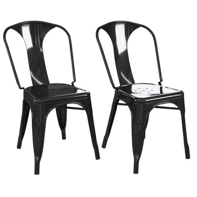 metal dining chairs target