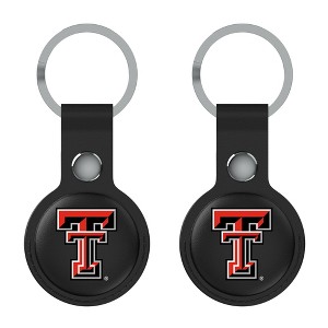 Keyscaper NCAA Big 12 Universities Insignia Black Airtag Holder 2-Pack - 1 of 4