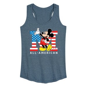 Women's - Disney - Americana Graphic Racerback Tank - 1 of 4