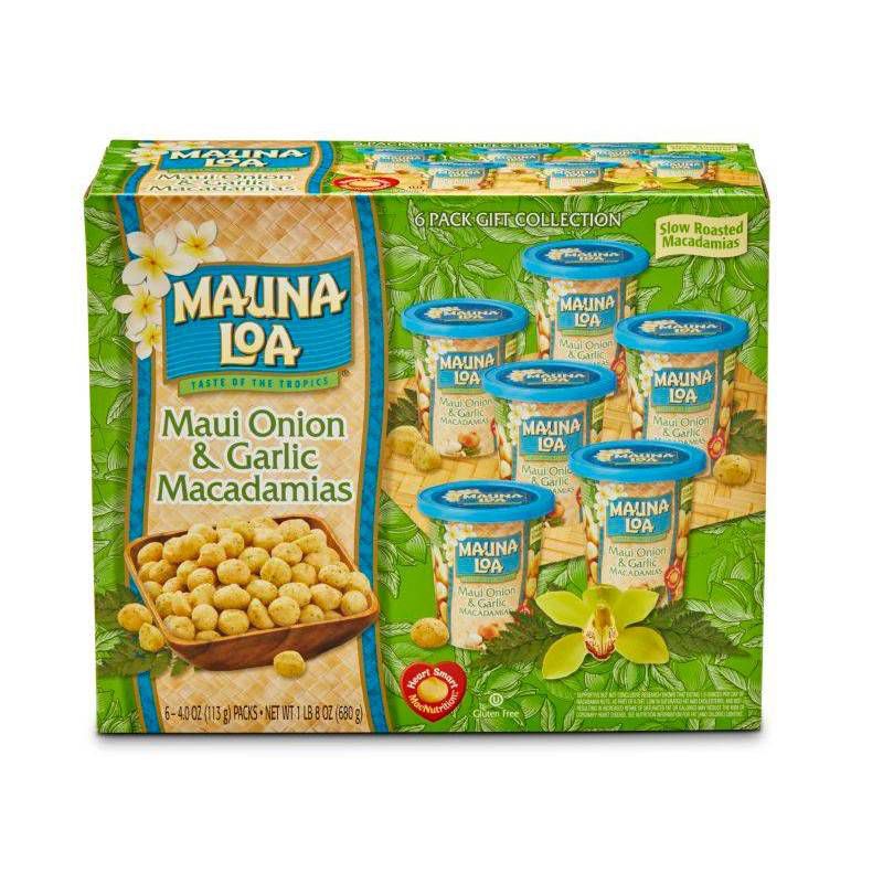 Mauna Loa Maui Onion &#38; Garlic Macadamia&#39;s - 4oz/6ct, 1 of 2