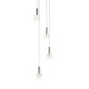 Eban 4 Light 15.25" Pendant - PND6010 - Silver/Clear - Safavieh - 2 of 3
