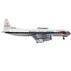 Lockheed L-188 Electra Commercial Aircraft White with Blue Stripes 1/400 Diecast Model Airplane by GeminiJets - image 3 of 3