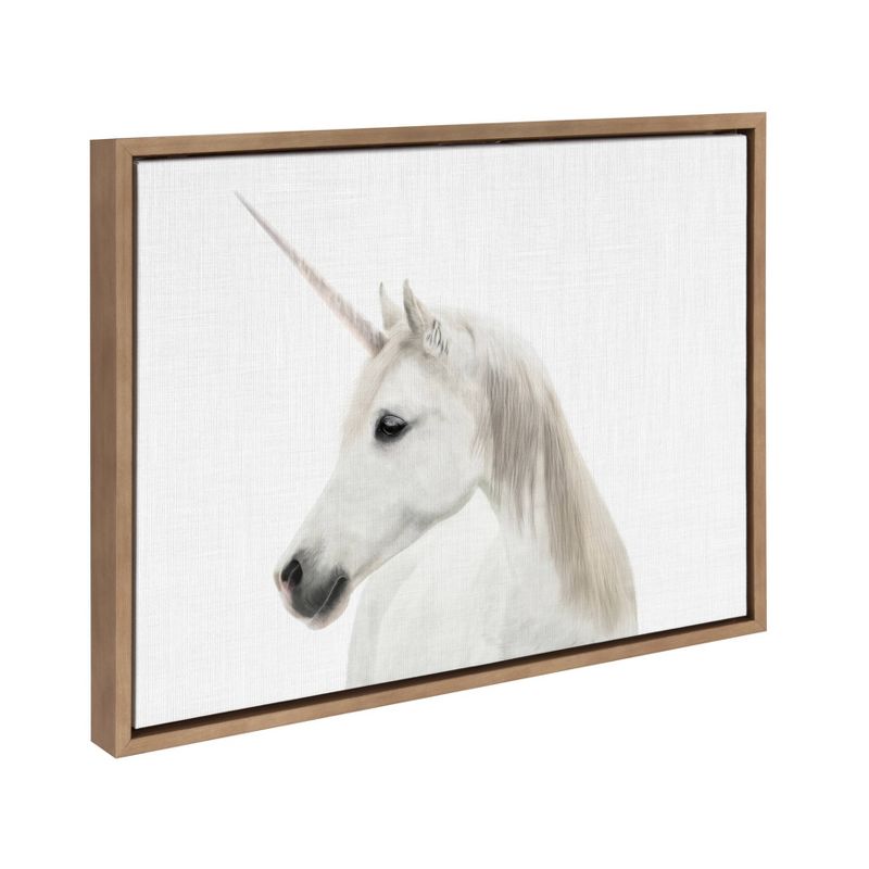 Sylvie Unicorn by Simon Te Framed Wall Canvas - Kate & Laurel All Things Decor, 2 of 7