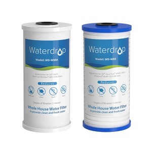 Waterdrop FXHTC AP810 10" x 4.5" Whole House Water Filter, Replacement for GE FXHTC, 3M Aqua-Pure AP810, Culligan RFC-BBSA, W50PEHD, GXWH40L - 1 of 4