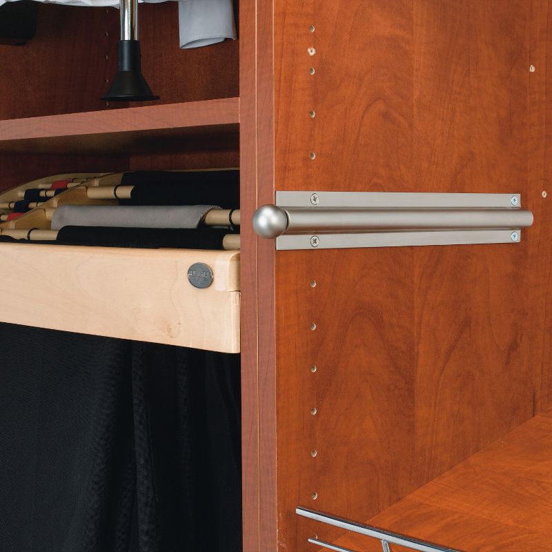Rev-A-Shelf CVL-12-CR 12-Inch Extendable Metal Closet Valet Clothes Rod, 2 of 6