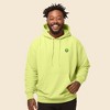 Dalix Alien Embroidered Fleece Zip Hoodie Cold Fall Winter Mens - 2 of 4