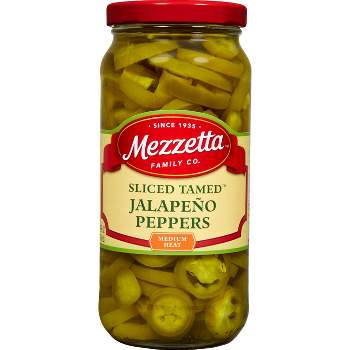 Mezzetta Sliced Tamed Jalapeno Peppers Medium Heat - 16oz