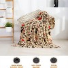 Comfort Flannel Blanket Super Soft Christmas Prints Throw Blanket Christmas Gift. - 3 of 4