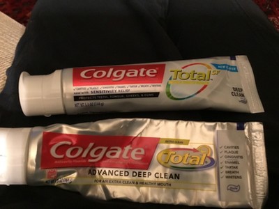 Colgate Total Deep Clean Toothpaste For Gingivitis Protection On Gums ...