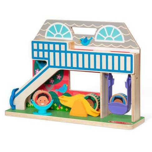 Melissa & Doug Cavalletto Portatile in Legno 3-in-1: Lavagna, Magnete e  Porta Rotolo unisex (bambini)