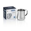 DeLonghi 12 fl oz Milk Frothing Pitcher - Stainless Steel: Best Metal Milk Jug & Steaming Frother, Dishwasher-Safe - 2 of 4