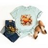 Simply Sage Market Pumpkin Floral Arrangement Short Sleeve Tee - 3 of 4